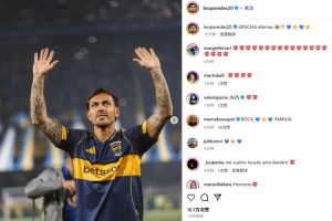 app下载-帕雷德斯社媒晒亮相照纪念回归母队博卡青年：永远感谢你们